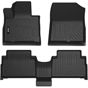 VIWIK Floor Mats Fits for 2019 2020 Santa FE 5 Passenger Models, All Weather Protection Car Mats 1st and 2nd Row Front & Rear Floor Liners Black in Kuwait
