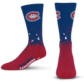 For Bare Feet Kids' Spray Zone Crew Sock NHL Youth