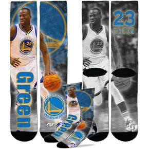 Golden State Warriors Youth Size NBA Drive Crew Kids Socks (4-8 YRS) 1 Pair - Draymond Green