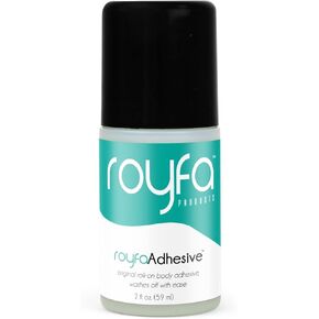 Roll On Body Adhesive, Body Glue for Dancers - Skin Glue - Liquid Fashion Tape - Body Glue for Skin - Butt Glue - Sock Glue - Wig Adhesive 2 Pack (1)