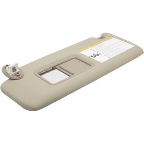 NHILES Left Driver Sun Visor Compatible with Toyota 4Runner 2010-2023 Sun Visor Replacement Number 7432035B00E1 7432035A90E1 7432035A91E1 Color: Sand Beige