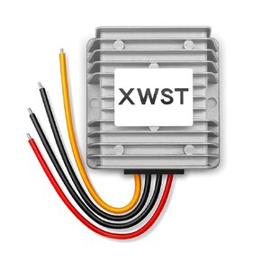 DC 12V 24V Step up to 60V 1A 60W Converter Voltage Converter, 60Volt Regulator Waterproof DC/DC Boost Transformer Power Supply (12V 24V to 60V 1A)