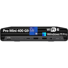 HP Pro Mini 400 G9 Business Mini Desktop Computer, Intel Hexa-Core i5-12500T CPU (Beat i7-11700T), 16GB DDR4 RAM, 512GB PCIe SSD, WiFi 6, Bluetooth 5.2, Keyboard and Mouse, Windows 11 Pro, Tichang
