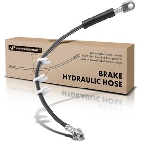 A-Premium Rear Center Brake Hydraulic Hose Compatible with Ford Models - For F-150 1989-1995, For F-250/F-350 1992-1997, For F-250 HD 1997 - Replace# F2TZ2282B