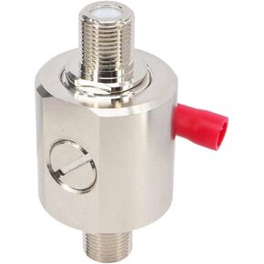 onelinkmore Lightning Arrestor F Type Coax Female to Female DC-3GHz 75 Ohm Lightning Surge Protector with 90V Gas Tube Surge Arrester