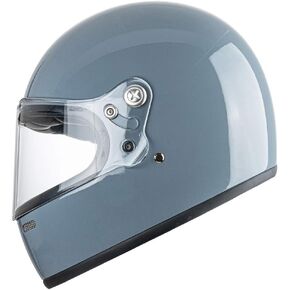 VCOROS A600 Unisex-Adult Full Face Retro Motorcycle Helmet with Graphic Fiberglass Shell DOT Touring Bobber
