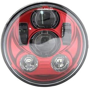 Eagle Lights 5.75 inch Blue LED Projection Headlight - Generation III for Harley Sportster, Indian Scout (Blue)