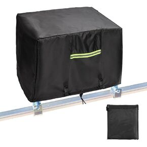 Boat Grill Cover, Marine BBQ Grill Cover, 420D Heavy Duty Oxford Fabric, Wind-Proof/Rain-Proof/Anti-UV
