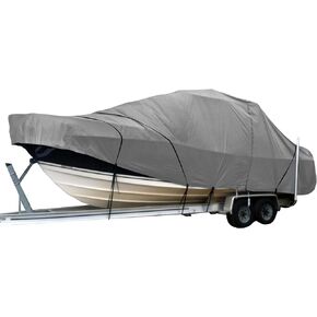 SavvyCraft Heavy Duty Center Console T-Top Fishing Bay SKi Boat Cover Blue fits up to 18ft long 102" beam width ater Resistant, UV Protection Against Sun, Rain, Snow, Dust