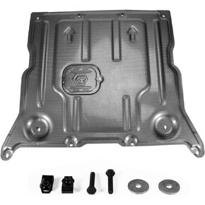 PSLER Front Skid Plate - Fit for Model 3 2017-2024 & Model Y 2020-2024 Under Engine Guard Cover Skid Plate Cover Heavy Duty Protection