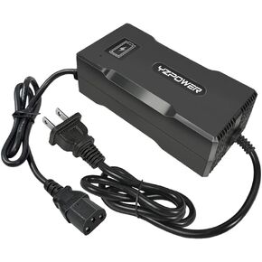 YZPOWER 48V 20Ah Lead Acid Battery Charger for Electric Bike，48v Replacement Charger for Electric Wheelchair Scooter 3pin Plug