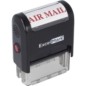 AIR Mail Self Inking Rubber Stamp - Red Ink