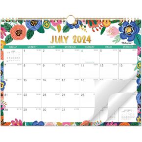 2025-2026 Wall Calendar - 2025-2026 Calendar, JUL. 2025 - Dec. 2026, 18 Monthly Wall Calendar, 15" x 11.5", Twin-Wire Binding + Hanging Hook