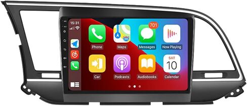 for 2016 2017 2018 Hyundai Elantra Radio Android 13 with CarPlay Android Auto 9" Touch Screen Car Stereo with Bluetooth GPS Navigation Head Unit FM&RDS DSP SWC Backup Camera (2GB RAM+32GB ROM) in Saudi Arabia