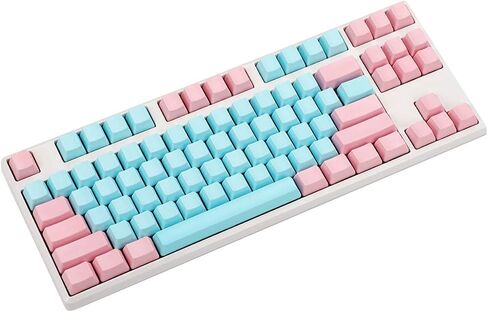 NPKC 61 87 104 Keys Miami Thick PBT OEM Profile Keycap for MX Switches GH60 Tenkeyless Mechanical Gaming Keyboard (Only Keycap) (104 Blank) in Saudi Arabia