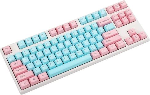 NPKC 61 87 104 Keys Miami Thick PBT OEM Profile Keycap for MX Switches GH60 Tenkeyless Mechanical Gaming Keyboard (Only Keycap) (104 Blank) in Saudi Arabia