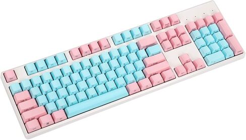 NPKC 61 87 104 Keys Miami Thick PBT OEM Profile Keycap for MX Switches GH60 Tenkeyless Mechanical Gaming Keyboard (Only Keycap) (104 Blank) in Saudi Arabia