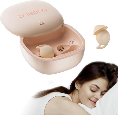 سماعات أذن للنوم من بارسون للنوم الجانبي، سماعات بلوتوث لاسلكية صغيرة غير مرئية 5.3 مايكرو بخاصية إلغاء الضوضاء أثناء النوم، سماعات أذن مخفية للأذنين الصغيرة أثناء النوم والعمل والتمرين (وردي) in Kuwait