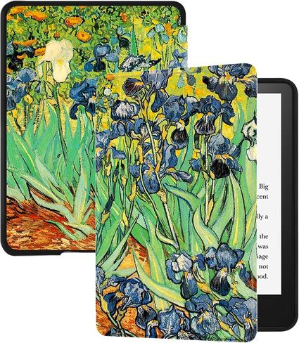 حافظة لجهاز Kindle Paperwhite الجديد كليًا بشاشة مقاس 6.8 بوصة (إصدار الجيل الحادي عشر 2021 فقط - لن يناسب أجهزة Kindle من الجيل السابق) مع تنبيه/غفو تلقائي، قزحية in Saudi Arabia