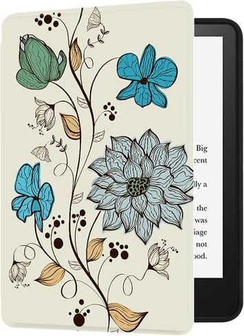 حافظة لجهاز Kindle Paperwhite الجديد كليًا بشاشة مقاس 6.8 بوصة (إصدار الجيل الحادي عشر 2021 فقط - لن يناسب أجهزة Kindle من الجيل السابق) مع تنبيه/غفو تلقائي، قزحية in Saudi Arabia
