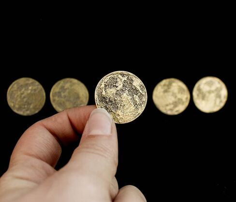 مجموعة هارفست مون - 5 عملات قمر نحاسية in Kuwait