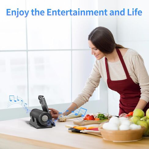 حامل مكبر صوت مكتبي عالي التحمل لجهاز JBL Flip 5، ومكبر صوت Flip 6 والهاتف الذكي لتوفير مساحة على الطاولة لجهاز JBL Flip 5، وحامل حامل مكتب JBL Flip 6، أسود in Kuwait