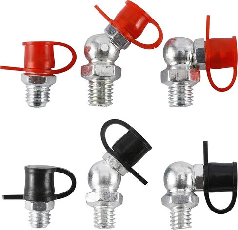 تركيبات الشحوم، 240 قطعة SAE ومجموعة تركيبات الشحوم المترية مع 120 قطعة من أغطية تركيب الشحوم، وتركيبات مسدس الشحوم القياسية مثالية لاستبدال تركيبات زيرك المفقودة أو المكسورة in Kuwait