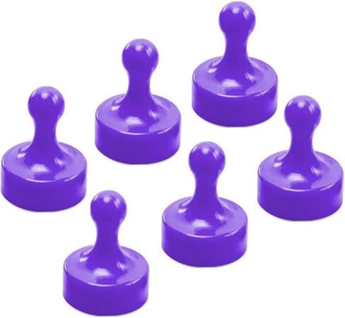6PCS Push pin Magnets Strong,Colorful Pawn Shaped Magnets(10 Colors),Large Magnets for whiteboard, Fridge,Map,Calendar,Glass Board,Heavy Duty Magnets, Suitable for Home,Office and School in Saudi Arabia