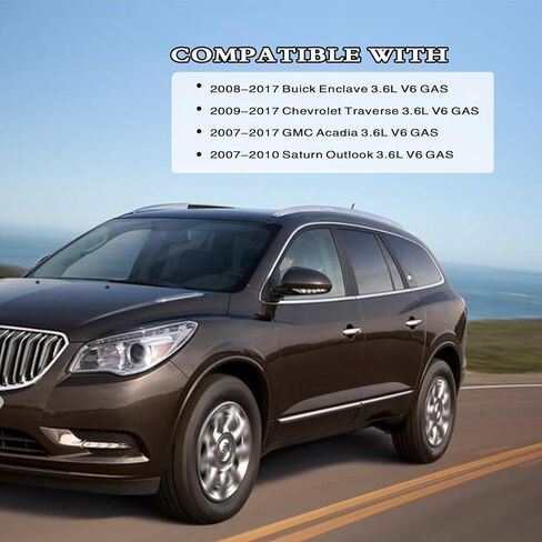 محول حفاز عالي التدفق على طراز المصنع متوافق مع 2009-2017 شيفروليه ترافيرس/2008-2017 بويك إنكليف/2007-2017 جي إم سي أكاديا/2007-2010 ساتورن أوتلوك 3 قطع (متوافق مع وكالة حماية البيئة) in Kuwait