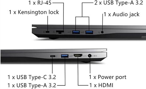 NUC Intel X15 Gaming Laptop, 144Hz 15.6"" FHD Display, Intel Core i7-12700H, Newest Intel Arc A550M Graphics, 16GB DDR5 RAM, 1TB SSD, IR Camera, RGB Backlit Keyboard, Wi-Fi 6, Windows 11 Pro, Black in Saudi Arabia