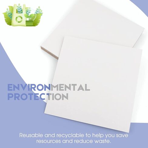Golden State Art, 50 Pack 5x7 One-side White Corrugated Cardboard Sheets, Flat Cardboard Inserts Layer Pads for Mailing, Packaging or Art Crafts photo backing (1/8" Thick) in Kuwait