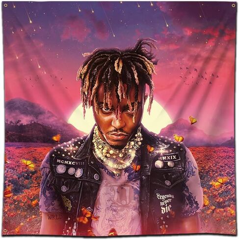 راية العلم العصير 3 * 5ft الجدار الشنق مضحك ميمي المفروشات الهيب البوب ​​مغني الراب الموسيقى Ablum غطاء النوم الديكور ملصق in Kuwait