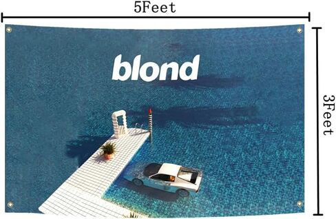 ملصق أشقر علم فرانك موسيقى المحيط نسيج 3 × 5 أقدام بوليستر طباعة عالية الدقة لغرفة النوم في الكهف ديكور جدار الغرفة in Kuwait