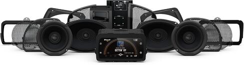 مجموعة الصوت Rockford Fosgate HD14-PMX-STG3: جهاز استقبال مباشر PMX، ومكبرات صوت Fairing، ومجموعة تثبيت أمبير بقدرة 800 واط، ومجموعة سماعات Saddlebag لاختيار موديلات Harley-Davidson Road Glide وStreet Glide لعام 2014+ in Saudi Arabia