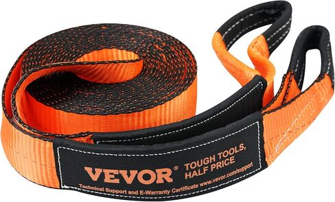 مجموعة VEVOR للاسترداد على الطرق الوعرة، 3 بوصات × 30 بوصة، أشرطة سحب شديدة التحمل مع خطافات 30000 رطل، مجموعة أشرطة ونش، 44092 رطلًا من الأغلال على شكل حرف D، جهاز استقبال الأصفاد، بكرة كتلة الخطف، قفازات، حقيبة تخزين لسيارة جيب ATV in Saudi Arabia