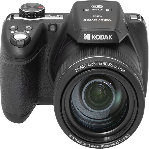 حزمة الكاميرا الرقمية Kodak PIXPRO AZ528 (أسود) مع بطاقة ذاكرة 32 جيجابايت + حافظة كاميرا + محفظة بطاقة الذاكرة + واقيات الشاشة + الملحقات in Saudi Arabia