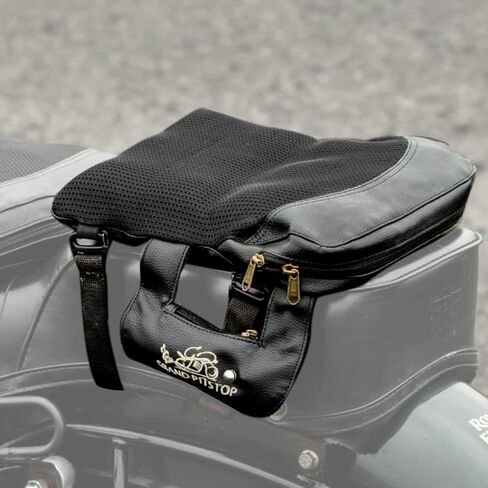 GRAND PITSTOP Motorcycle Air Seat Cushion with Inflatable Bubble Air Pads with Breathable Mesh Cover & Non-Skid Bottom Compatible for Cruiser Motorcycle in Saudi Arabia
