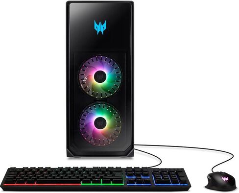 كمبيوتر مكتبي للألعاب acer Predator Orion 5000 (Intel i7-12700F 12-Core، GeForce RTX 3080، 32GB DDR5، 3TB HDD (3.5)، WiFi 6E، BT 53.2، Backlit KYB، ماوس USB، Win 11 Pro) مع Dockztorm Hub in Saudi Arabia
