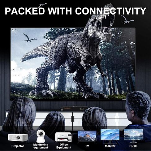 PC Stick with Intel Celeron J4125 Windows 11 Pro 8GB DDR4 128GB SSD Mini Computer Stick Support UHD 4K 60Hz WiFi 2.4G/5G Gigabit Ethernet BT 4.2 in Saudi Arabia