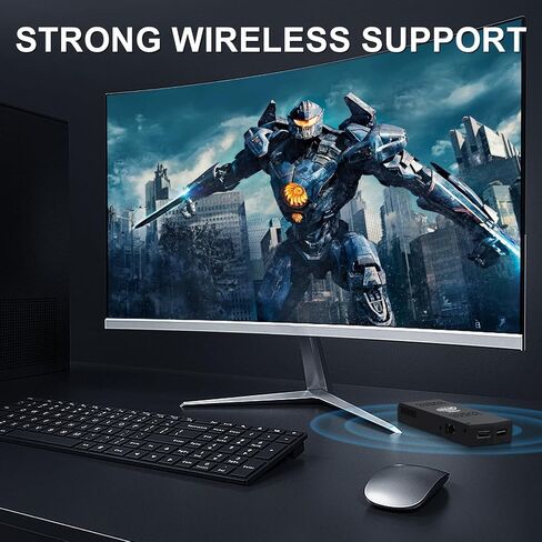 PC Stick with Intel Celeron J4125 Windows 11 Pro 8GB DDR4 128GB SSD Mini Computer Stick Support UHD 4K 60Hz WiFi 2.4G/5G Gigabit Ethernet BT 4.2 in Saudi Arabia
