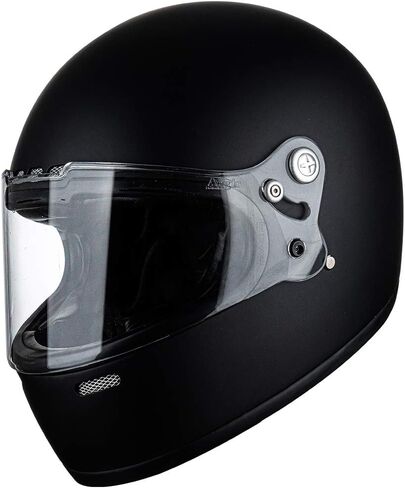VCOROS A600 Unisex-Adult Full Face Retro Motorcycle Helmet with Graphic Fiberglass Shell DOT Touring Bobber in Saudi Arabia