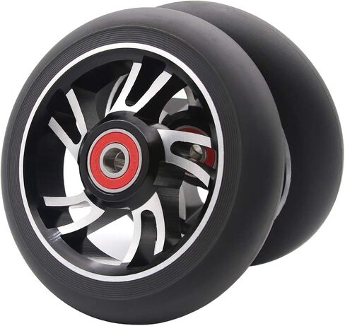 2Pcs 100 mm Pro Stunt Scooter Wheels with Abec 9 Bearings for MGP/Razor/Lucky/Envy/Vokul Pro Scooters Replacement Wheels in Saudi Arabia