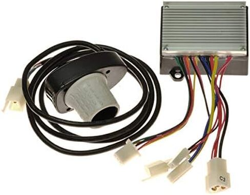 AlveyTech 6-Wire Throttle & Controller Bundle (Versions 1-7) 201C6-3A/HB2430TYD-FS - Fits The Razor Pocket Mod Blossom, Betty, Bistro, Bella, Chrissy, Daisy Electric Scooter, Mini Bike Cable Kit in Saudi Arabia