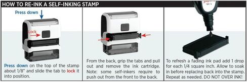 Infusion Approved by Round Self-Inking Stock Rubber Stamp (3/4'' Diameter) - Red Ink in Saudi Arabia