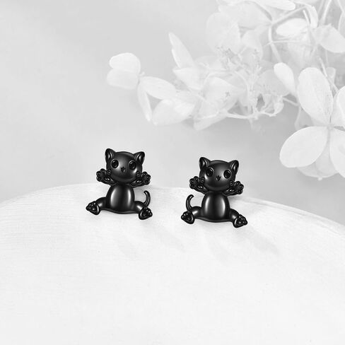 CRMAD Unicorn Stud Earrings Sterling Silver Cute Animal Jewelry for Women in Saudi Arabia