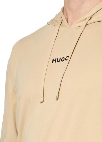 HUGO Men's Linked Hooded Sweatshirt with Kangaroo Pocket in Saudi Arabia