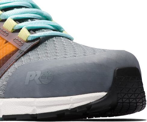 حذاء عمل رياضي صناعي من Timberland PRO، Radius Composite Safety Toe، رمادي/أسود/برتقالي-2024 جديد، عرض 9.5 in Saudi Arabia