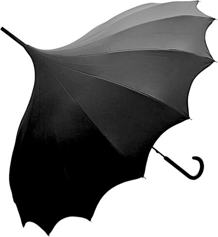 Gothic Rebel Dark Wing Black Gothic Pagoda Umbrella in Kuwait