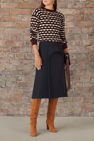 Victoria Victoria Beckham Rent The Runway Pre-Loved Geometric Oversized Sweater in Saudi Arabia