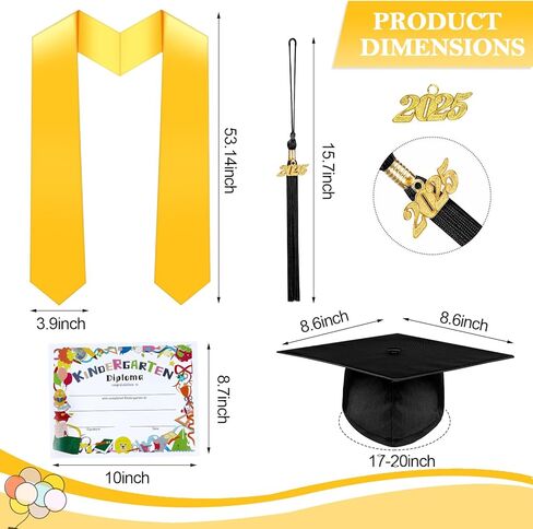 Mukum رياض الأطفال قبعة التخرج وثوب مجموعة مع شرابة 2023 2024 سحر التخرج الشالات للطفل مرحلة ما قبل المدرسة رياض الأطفال النبيذ in Saudi Arabia